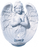 Betender Engel mit Kerze