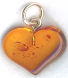 Herzanhänger Bernstein