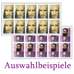 Sticker - Meisterbilder zur freien Auswahl 3,5cm x 2,8cm